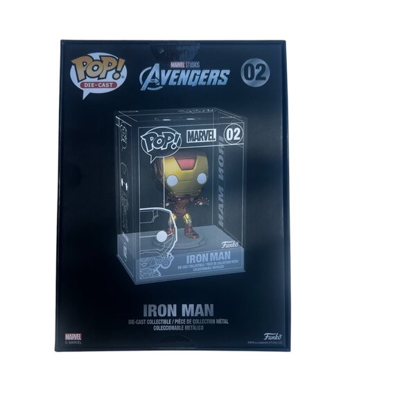 Iron Man 02 DIE-CAST POP Funko Mint Condition - Picture 7 of 9